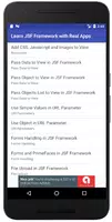 Learn JSF Framework with Real  Cartaz