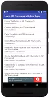 Learn JSF Framework with Real  imagem de tela 1