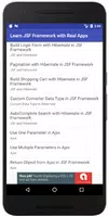 Learn JSF Framework with Real  imagem de tela 2