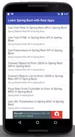 Learn Spring Boot with Real Ap تصوير الشاشة 3