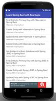 Learn Spring Boot with Real Ap স্ক্রিনশট 1