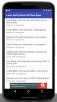 Learn Spring Boot with Real Ap تصوير الشاشة 1