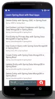 Learn Spring Boot with Real Ap تصوير الشاشة 2
