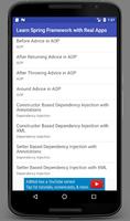 برنامه‌نما Learn Spring Framework with Re عکس از صفحه