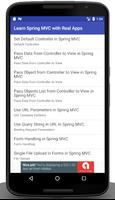 Learn Spring MVC with Real App الملصق