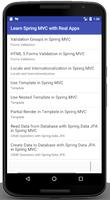 Learn Spring MVC with Real App تصوير الشاشة 2