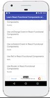 Learn React Functional Components with Real Apps captura de pantalla 3