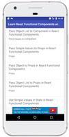 Learn React Functional Components with Real Apps captura de pantalla 1