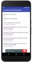 Learn ReactJS with Real Apps Ekran Görüntüsü 2