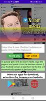 X com Media Downloader Plakat