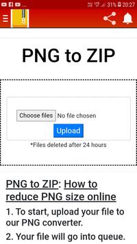 Png to Zip converter poster