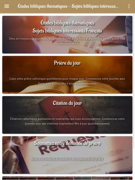 Sujets D Etude Bibliques Etudes Bibliques For Android Apk Download