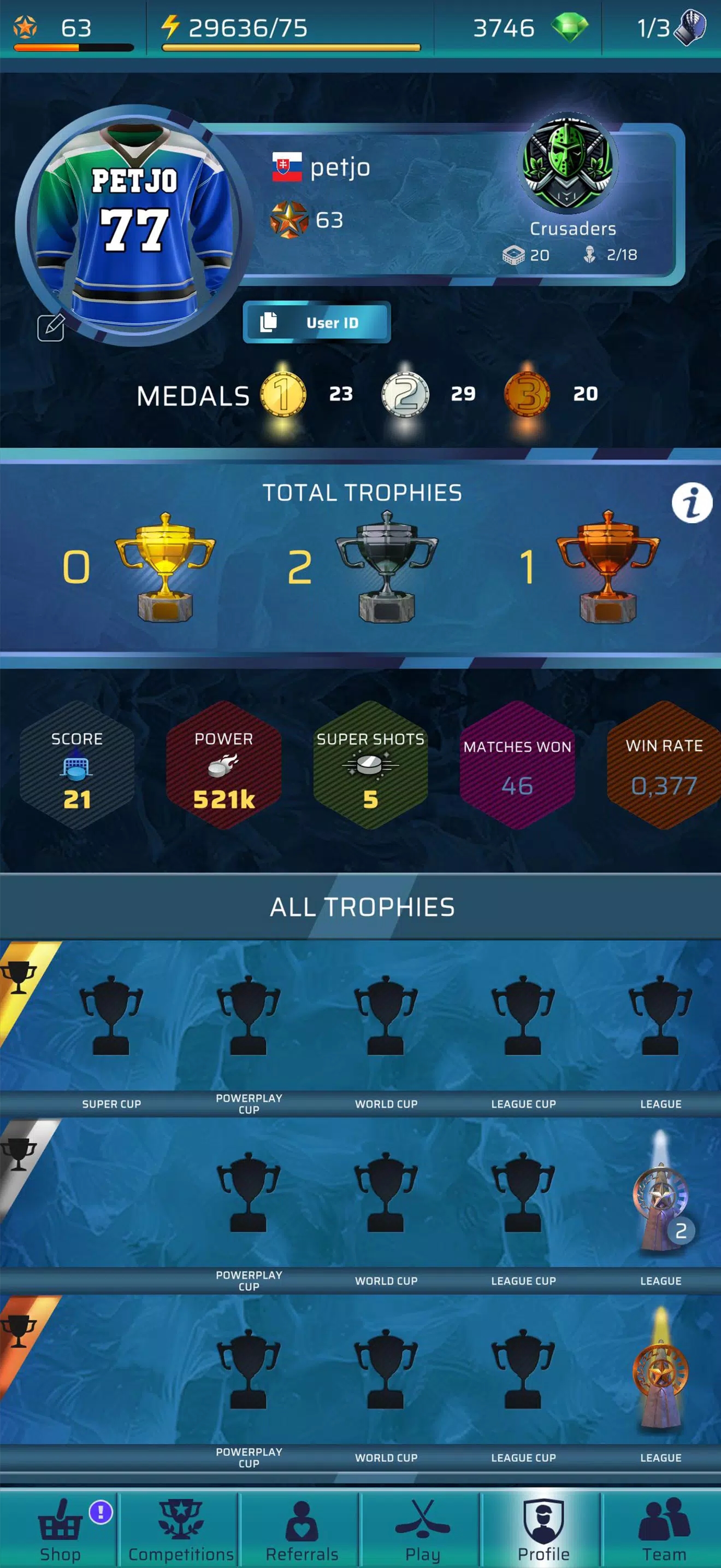 PowerPlay: 冰球 PvP 游戏