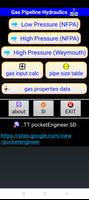 Gas pipe sizing الملصق
