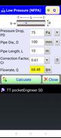 Gas pipe sizing capture d'écran 1