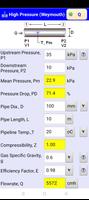 Gas pipe sizing screenshot 3