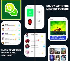 پوستر YoWA Chat For WhatsApp–Offline