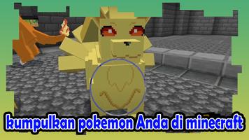 Pokemon game unite minecraft poster