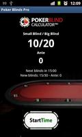 Poker Blinds Dealer Pro Free capture d'écran 1