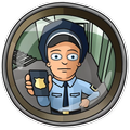 警方贴纸为WhatsApp