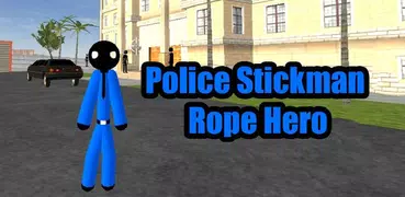 US Police Stickman Rope Hero Vegas Gangstar Crime