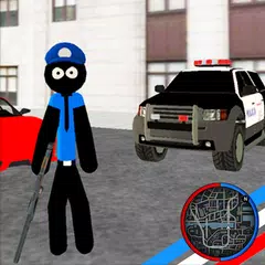 US Police Stickman Rope Hero Vegas Gangstar Crime APK download