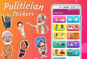 Poster Political Sticker : Indian Leader