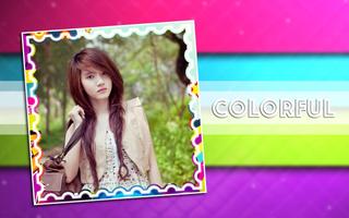 Cadre coloré Photo Collage Affiche