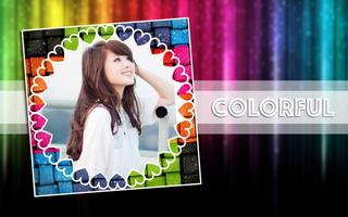 Colorful Photo Frame Collage syot layar 2