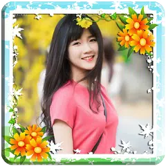 Flower Photo Frame Collage