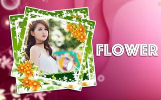 Flower Photo Frame Collage poster