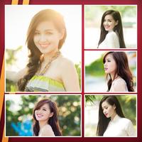 Grid Photo Art Collage پوسٹر