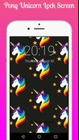 Pony unicorn Lock screen, pony Ekran Görüntüsü 3