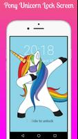 Pony unicorn Lock screen, pony Affiche