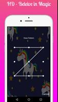 Pony unicorn Lock screen, pony capture d'écran 2