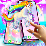 Unicorn live wallpaper simgesi