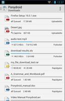 Ponydroid Download Manager Affiche