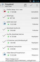 Ponydroid Download Manager ภาพหน้าจอ 1