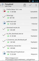 Ponydroid Download Manager 截圖 1