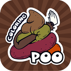 Puzzles and Coloring. The Poo- Coloring and puzzle icono