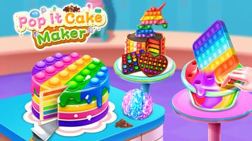 Pop it Chocolate Cake Maker Affiche