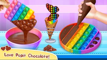 Pop it Chocolate Cake Maker capture d'écran 2