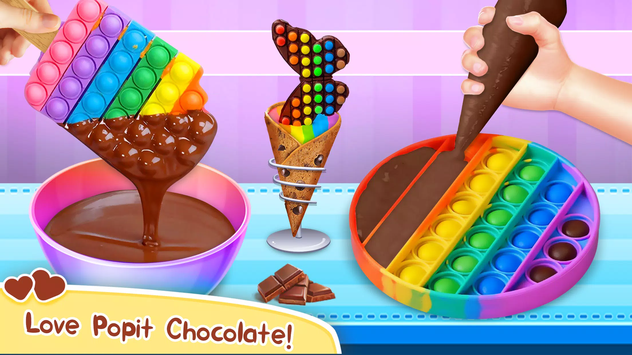 Pop it Chocolate Cake Maker APK للاندرويد تنزيل