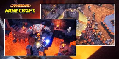 Dungeon Minecraft MOD Master Affiche