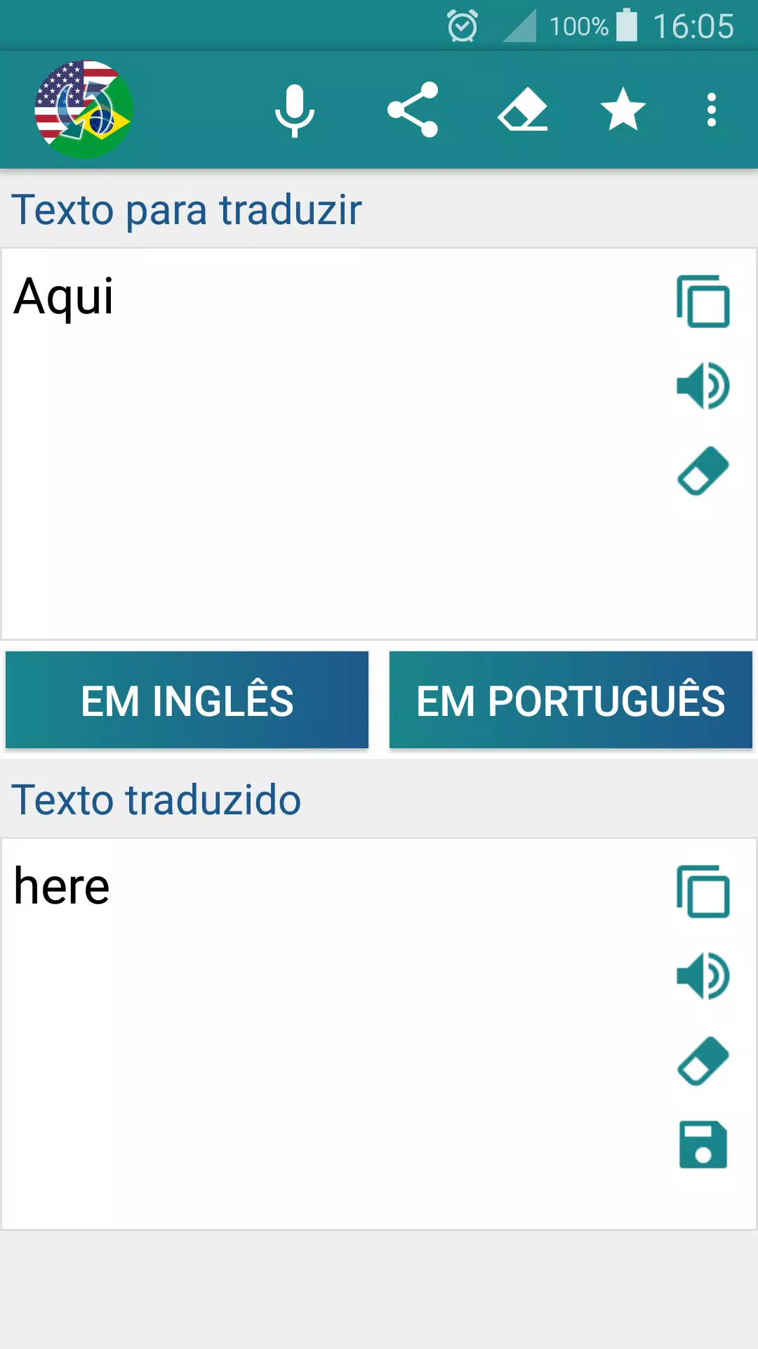 Download do APK de Português - Inglês Tradutor para Android