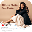 3D Live Photo Post Maker - Social Post