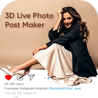 3D Live Photo Post Maker icône