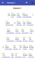 Hebrew / Greek Interlinear Bible پوسٹر
