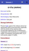 Hebrew / Greek Interlinear Bible screenshot 3
