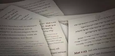 Biblia interlineal hebrea/grie